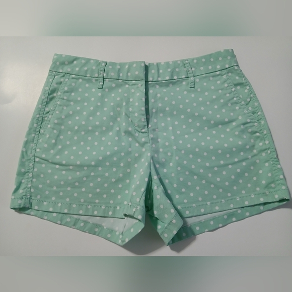 ELLE Mint Polka Dot Women's Shorts - Picture 1 of 8